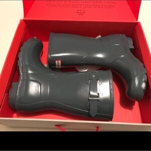 Hunter Charcoal Women's Rain Boots
